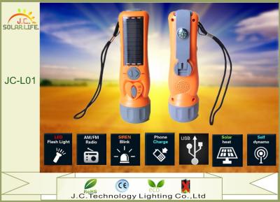 China Portable Multi - Function Rechargeable Led Emergency Flashlight With FM Radio for sale