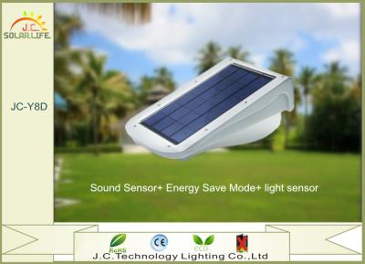 China Sound Sensor 2.5W Monocrystalline Silicon Solar LED Garden Lights Outdoor for sale