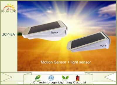 China Outdoor Yard Wireless Solar Powered Sensor Light With Monocrystalline Silicon Panel for sale