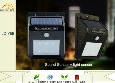 China IP65 120LM 1W Polysilicon Solar Motion Sensor Led Security Light Wall Mounted for sale