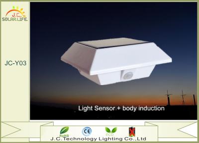 China IP44 Outdoor Wall Mounted Solar Lights , 150lm / 15lm Motion Detector Lights Solar Powered for sale