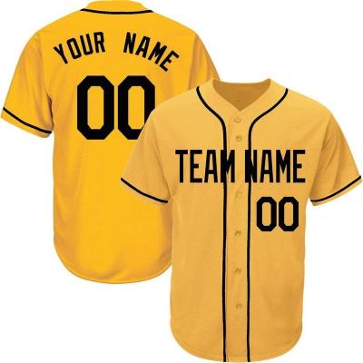 China Dropship OEM Custom Sublimation Printing White Baseball Jersey Baseball Sportswear Antibacterial Wear Baseball Jersey for sale