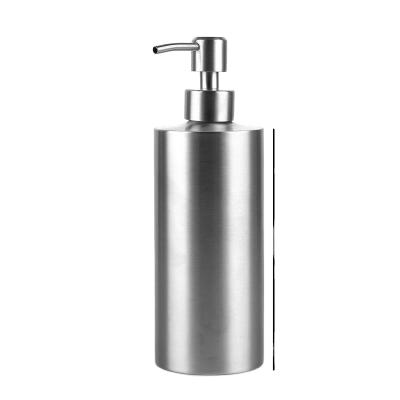 China 304 Stainless Steel Liquid Soap Dispenser 550ml Double Dispenser Dispenser Bottle for sale