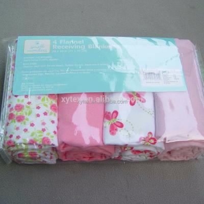 China Simple baby blanket with flannel for sale