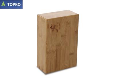 China Lightweight Organic Bamboo Yoga Block Wood Color 9 * 4 * 6 Inch / 9* 6* 3  Inch for sale