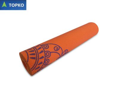 China TOPKO Premium eco friendly non-toxic custom printed PVC material yoga exercise mat for sale