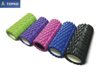 China Lightweight High Density Hollow Massage Foam Roller With PVC / PP / ABS Tube for sale