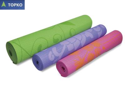 Chine Tapis coloré d'exercice de yoga avec le latex de modèle d'impression - libérez/le tapis yoga de Pilates à vendre