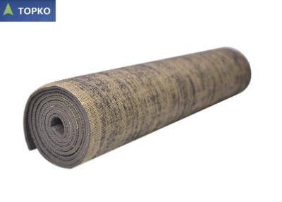 Chine Jute naturel d'anti glissement avec le tapis 10mm, matelas d'exercice de yoga de PVC d'Eco de yoga à vendre