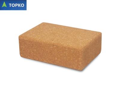 China Custom Printing brick Natural Cork Yoga Block For Stretching And Holding Poses for sale