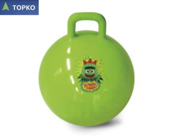 China Hopper Jumping Ball / Yoga Exercise Ball Green For Children Non Toxic for sale