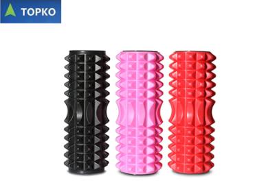 China Hard Portable Balance Yoga Massage Foam Roller For Muscle Knots Black for sale