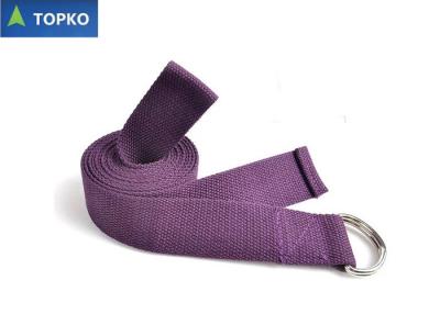 Chine Ceinture pourpre de bout droit de yoga de mode réglable/courroie physiothérapie à vendre