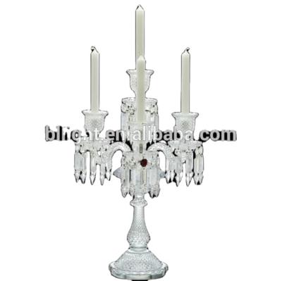 China French Baccarat Wedding Crystal Candelabra Weddings On Sale Baccarat Crystal Lighting for sale