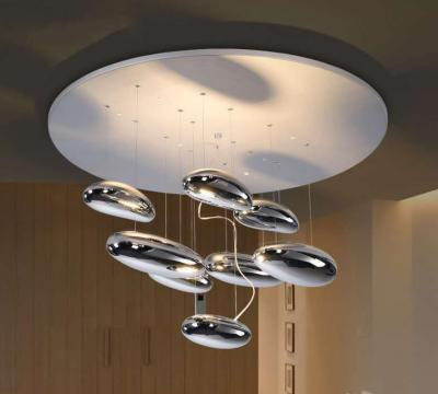 China Artemide Latest Contemporary Modern Italian Skydro Chandelier Light Mercury Smoked Glass Lighting for sale