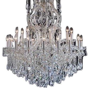 China Maria Theresa Chandelier For Large Contemporary Foyer/Entryway Balanced With Crystal Spectra for sale