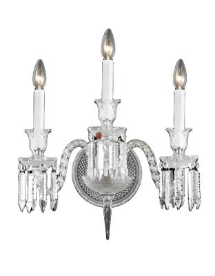 China French Design Candle Wall Sconce Baccarat French Traditional Overseas Direct Light for sale