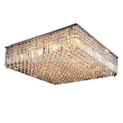 China modern modern hall ceiling light square crystal crystal light for sale