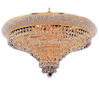 China EUROPEAN Antique Design Home Decor Ceiling Lamp For Room In Dubai Mount Empire Crystal Basket Flush Lighting for sale