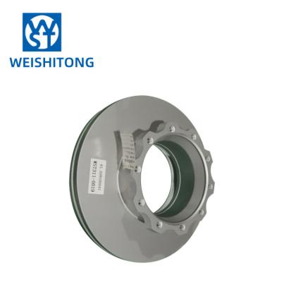 China High Quality Metal Coach Bus Parts Braking Circuit Pressure Bus Brake Disc 508030040 Brake Disc for sale