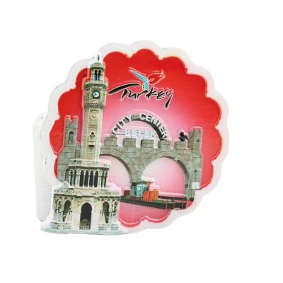 China Other Custom Maker Resin Magnet Belek Souvenir Fridge Magnet Gifts for sale