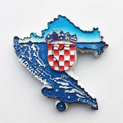 China Other Wholesale Custom Resin Printed SeaWorld Beach Surfboard Souvenirs Croatia Fridge Magnets Resin Gifts for sale