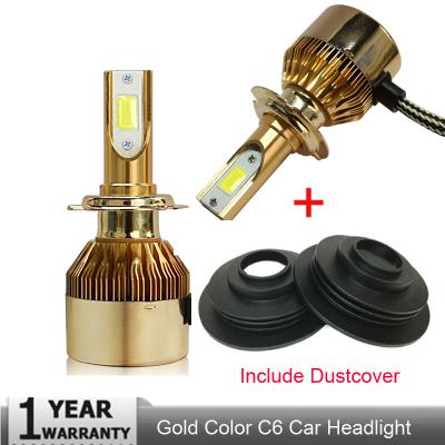 China Car Headlight 72W 7600LM Led Light Bulbs H1 H3 H7 9005 9006 H11 H4 H13 9004 9007 Automobiles Headlamp 6000K+Dustcover for sale