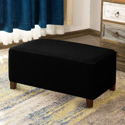 China Hot Sale Amazon Jacquard Jacquard Ottoman Cover Large Size Prouf Ottoman Ottoman Cover for sale