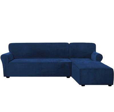 China Modern Corner Chaise Two Seats L Shape Sofa Cover Sectional Couch Covers 2pcs L Shaped Sofa Covers for sale