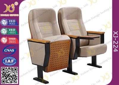 China Fixing Leg Damper Return Auditorium Auditorium Chairs , Movie Theatre Chairs for sale