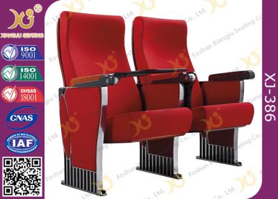 China Metal Structure Slow Returning Auditorium Chairs For Conference Hall Room Fire Proof for sale