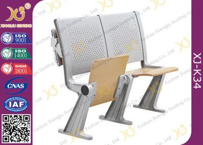 China Eco - Friendly Aluminum Alloy School Desk And Chair With Wood Table Aluminum Hinge for sale