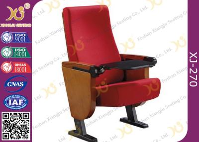 China Foldable Polyester Fabric Cover Auditorium Theater Seating , Concert Audience Chair for sale