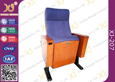 China Sillas de madera de la sala de conferencias de los apoyabrazos de la caja con la espuma plegable Seat de la PU en venta