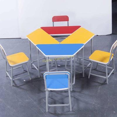 China Colorful Kid Children Study Desk and Chair Combination Table for sale