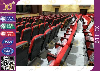 Chine Chaises d'église de couleur rouge/sièges en plastique de Hall amphithéâtre de conférence à vendre