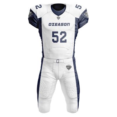 China Antibacterial Sublimation Made Youth American Football Team Uniforms /American Football Jersey For Custom for sale