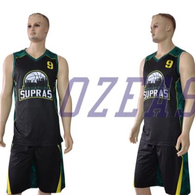 China Newest Fashion Breathable Popular Basketball Uniforms Custom Oversized 5xl Basketball Uniform for sale