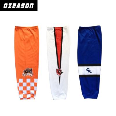 China Shirts & Tops Promotional Cheap Price Wholesale Custom Sublimation Hockey Socks for sale