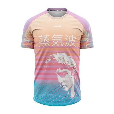 China OEM Breathable Custom Polyester Oversize T-shirt Men Print Custom T-shirt Designs for sale