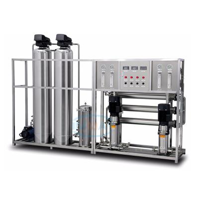 China High Quality Automatic Filtration 250l 500l 1000l 2000l Stainless Steel RO Reverse Osmosis Underground Water Treatment Machine for sale