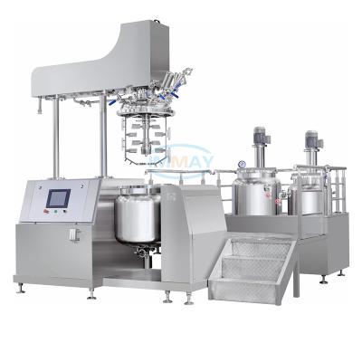 China food & Factory Hot Sale 300L High Pressure Beverage Cosmetics Cream Hydraulic Lifting Vacuum Homogenizer Mixing Machine for sale