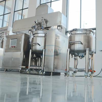 China food & Beverage Factory High Quality Cream Homogenizer Industrial High Pressure Price Cosmetic Ointment Production Line for sale