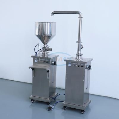 China Hot Selling Food High Precision 1 Spout Pneumatic Semi-automatic Sauce Filling Machine for sale