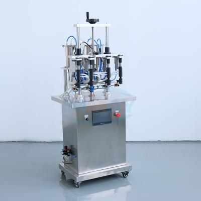 China Food CE Certificated Vacuum Bottle Filling Machine 50ml Glass Filling Machine For Perfume for sale