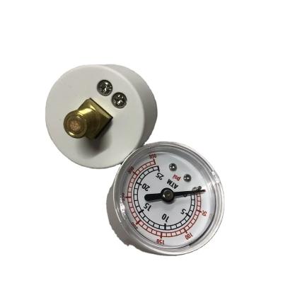 China Copper Alloy Connection Pressure Gauge Balloon Inflation Back Medical Pressure Pump For Medical Equipment for sale