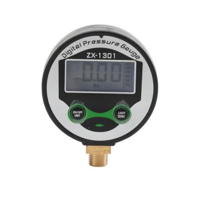 China Single Operation Copper Alloy High Display Accuracy Adjustable Digital Air Pressure Gauge for sale