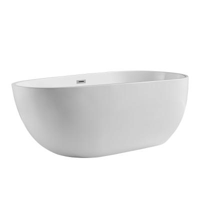 China 1700*860mm Durable Acrylic Bathtub Tub Freestanding Bathtub For Apartment for sale