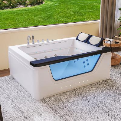 China Factory Sale Embedded Whirlpool Bathtub Hot Tub Luxury Freestanding Extra Large for sale