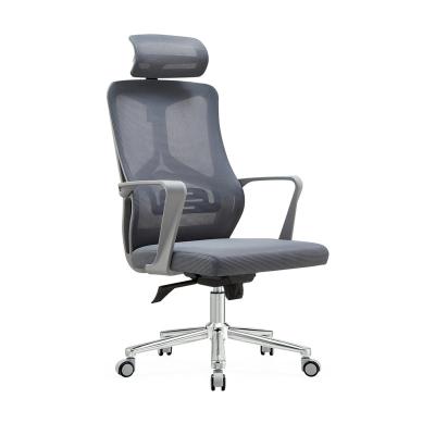 China Wholesale High Quality Black Gray Mesh Office Chairs Swivel Mechanism Mesh Gameing Chair High Back Adjustable (Size) for sale